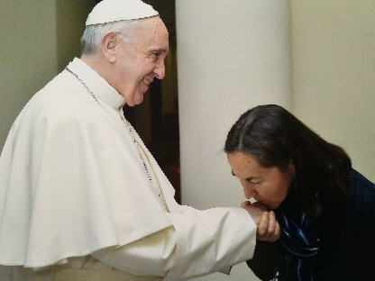 Foto con el Papa